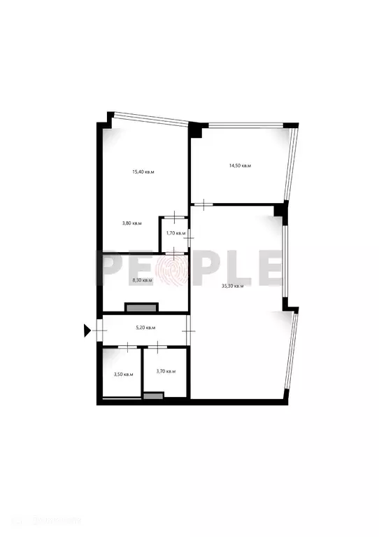 Продаётся 3-к квартира, 90.3 м - Фото 1