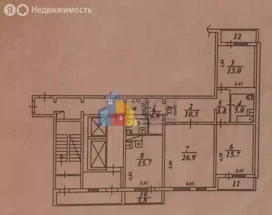 3-комнатная квартира: Дзержинский, Угрешская улица, 10 (104.7 м) - Фото 2