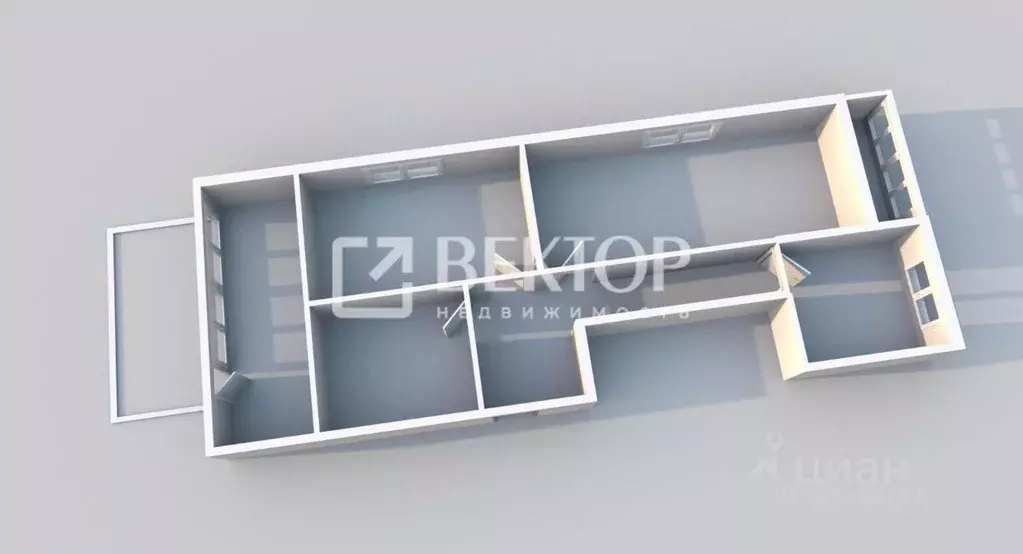 3-к кв. Костромская область, Кострома ул. Симановского, 81 (136.4 м) - Фото 2