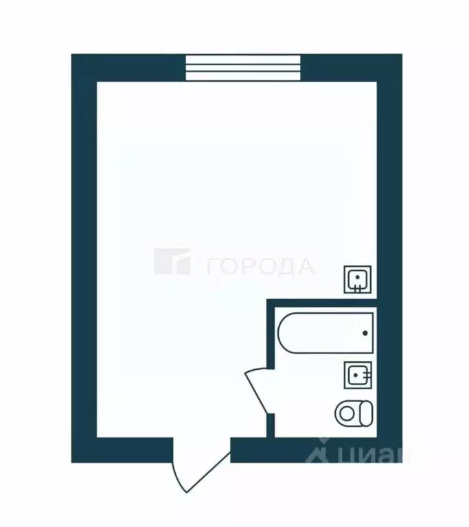 Студия Новосибирская область, Новосибирск Северный мкр, ул. ... - Фото 2