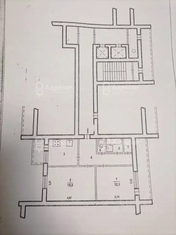 2-к кв. Волгоградская область, Волгоград просп. Героев Сталинграда, 50 ... - Фото 1