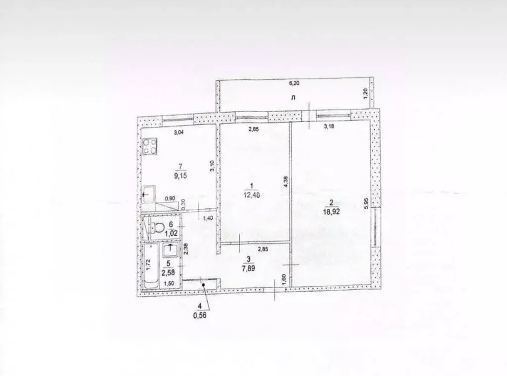2-к кв. Ульяновская область, Ульяновск ул. Островского, 13 (52.6 м) - Фото 2