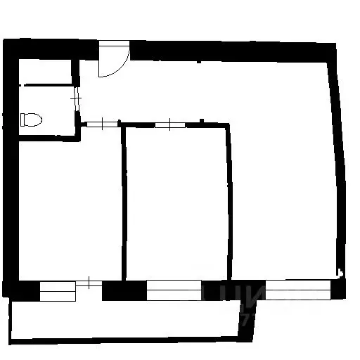 2-к кв. Башкортостан, Уфа Дагестанская ул., 29 (56.5 м) - Фото 1