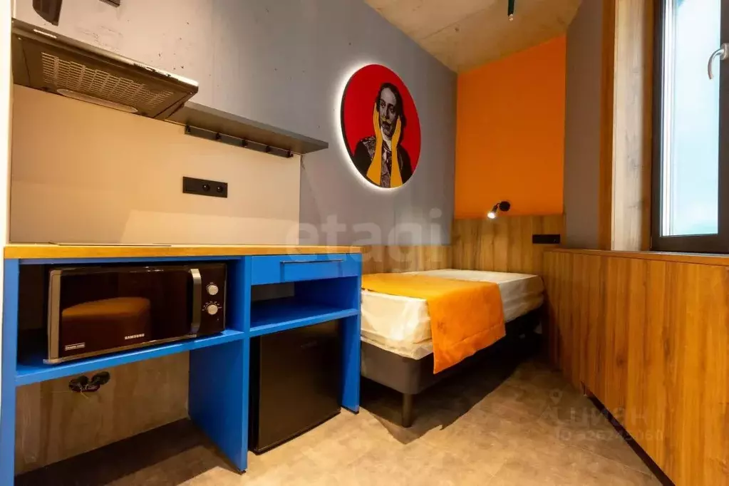 Студия Санкт-Петербург ул. Орджоникидзе, 44а (15.36 м) - Фото 2