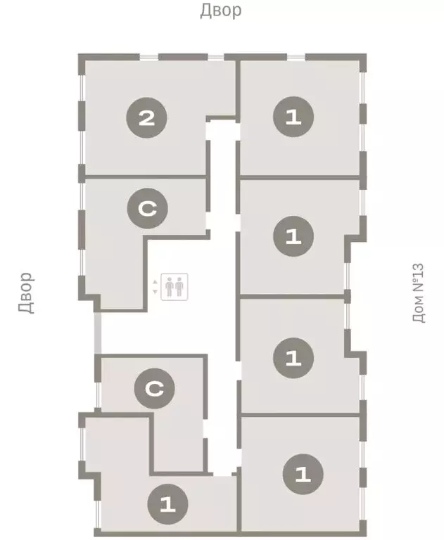 1-комнатная квартира: Новоселье, ЖК Брусника (43.7 м) - Фото 1