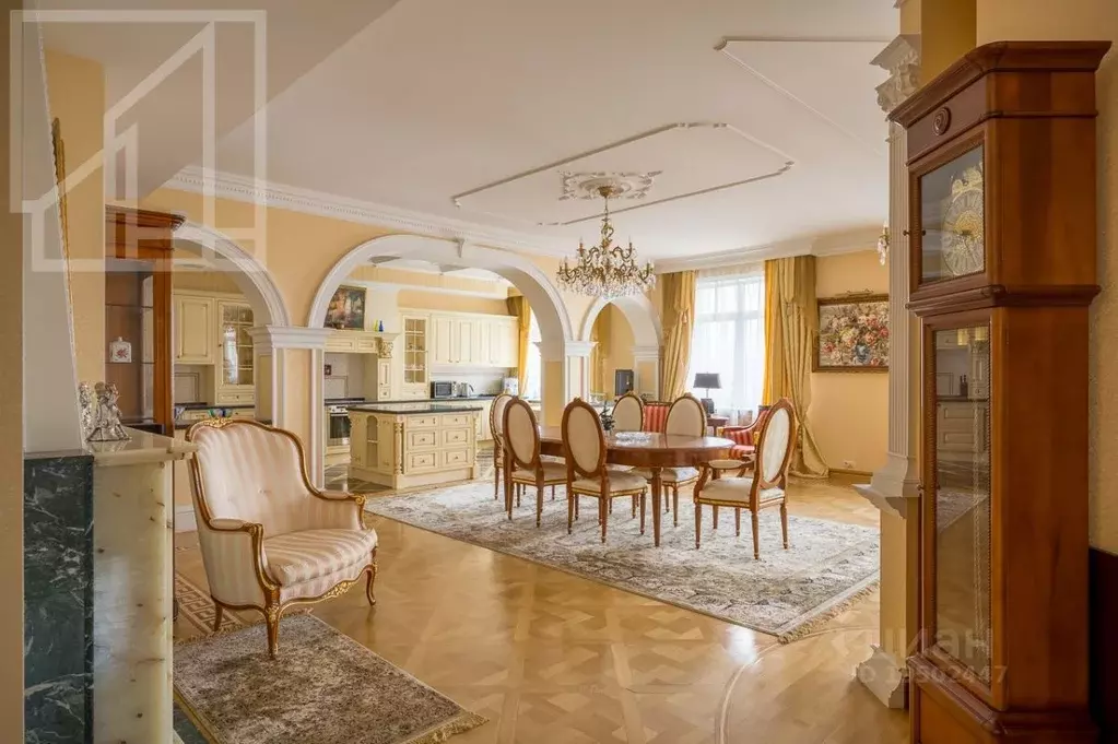 5-к кв. Москва 7-й Ростовский пер, 23 (300.0 м) - Фото 1