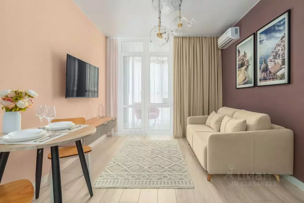 1-к кв. Краснодарский край, Краснодар Любимово мкр, 16 (38.0 м) - Фото 1