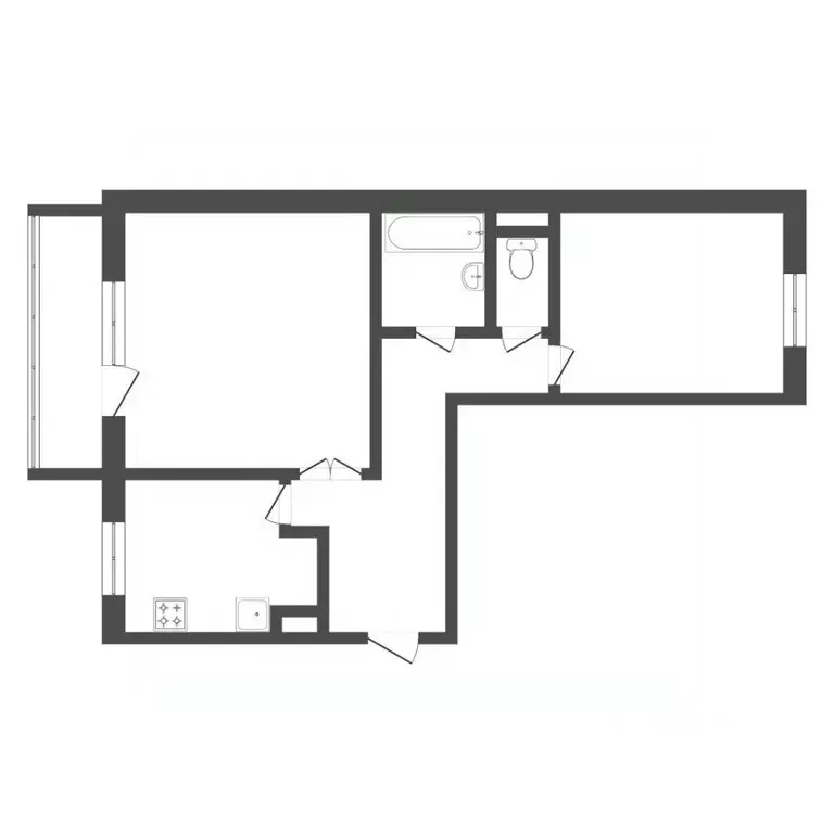 2-к кв. Тюменская область, Тюмень Солнечный проезд, 26 (54.3 м) - Фото 0
