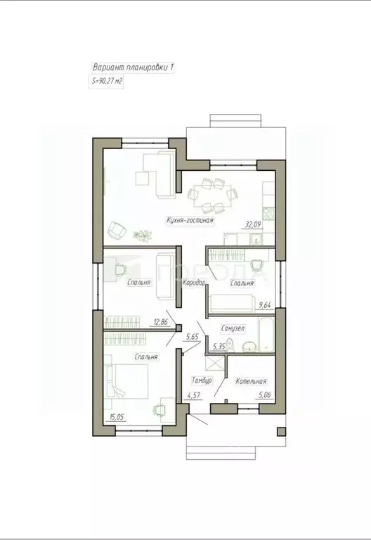 Дом в Алтайский край, Первомайский район, с. Фирсово ул. Ивана ... - Фото 2