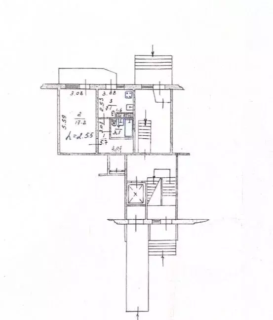 1-к кв. Крым, Керчь ш. Героев Сталинграда, 60 (34.8 м) - Фото 2