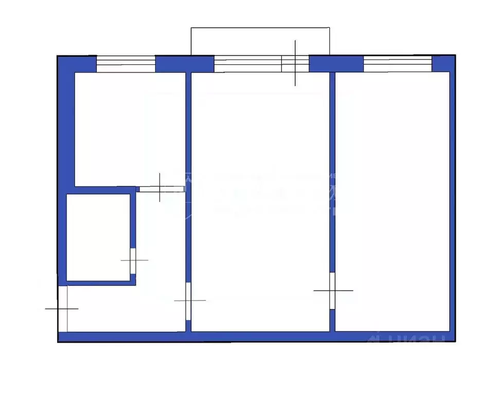 2-к кв. Кемеровская область, Топки Красная Горка мкр, 4 (45.0 м) - Фото 1