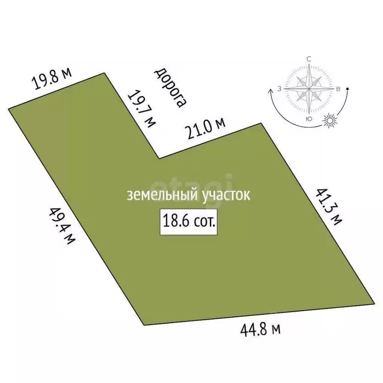Участок в Тюменская область, Нижнетавдинский муниципальный округ, ... - Фото 2
