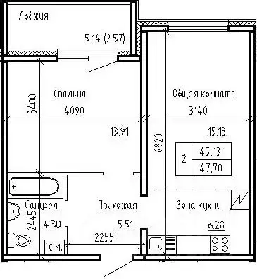 2-к кв. Новосибирская область, Новосибирский район, Мичуринский ... - Фото 1