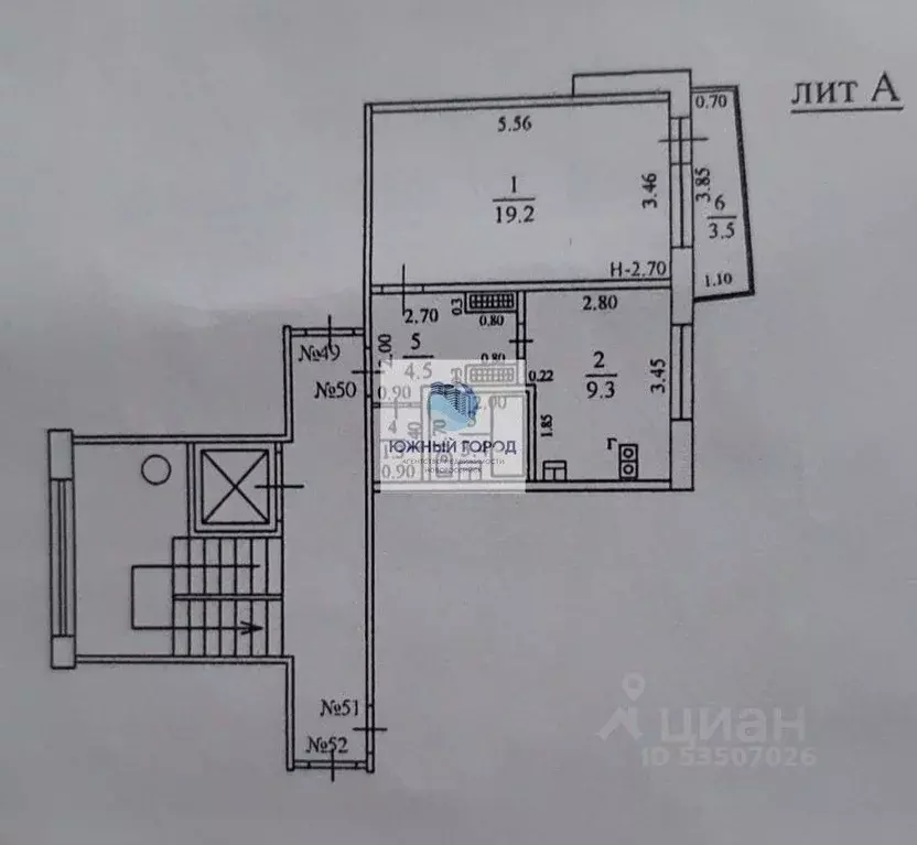 1-к кв. Краснодарский край, Новороссийск ул. Видова, 56 (38.8 м) - Фото 1