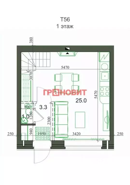 3-к кв. Новосибирская область, Новосибирский район, Мичуринский ... - Фото 1