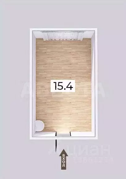 Комната Омская область, Омск ул. Красный Путь, 141 (15.4 м) - Фото 2