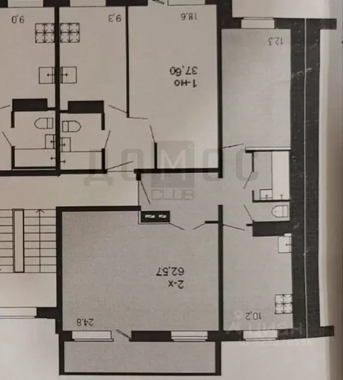 2-к кв. Свердловская область, Екатеринбург ул. Волгоградская, 222 ... - Фото 2