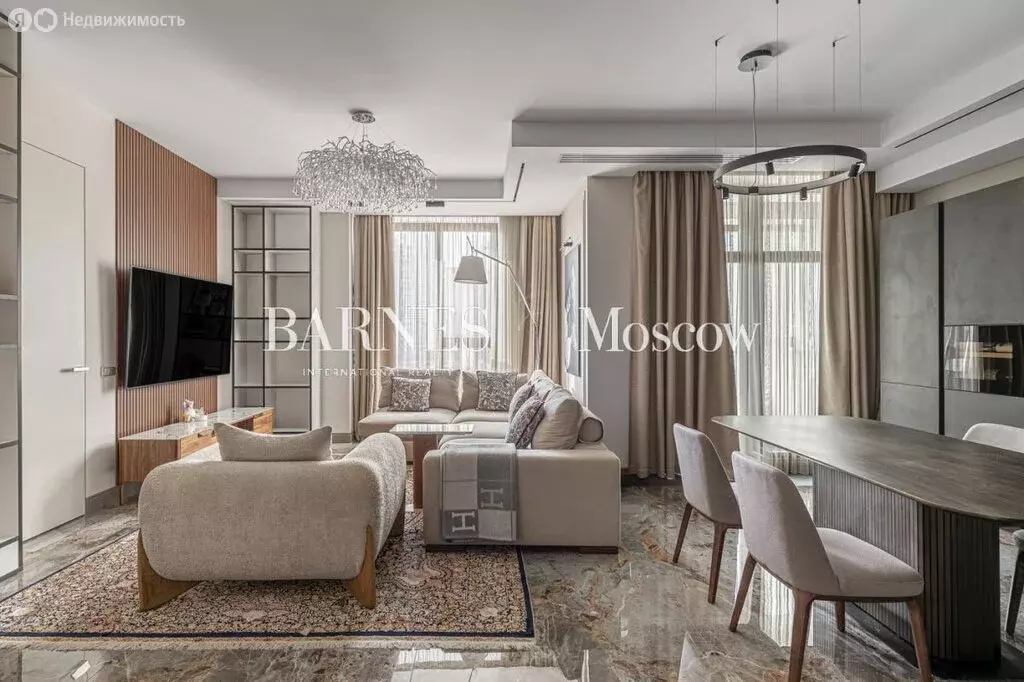 3-комнатная квартира: Москва, 2-я Черногрязская улица, 6к4 (103.6 м) - Фото 1