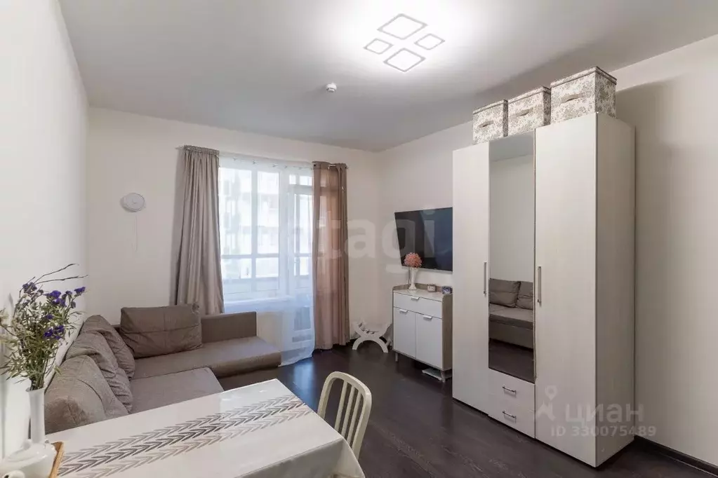 Студия Санкт-Петербург ул. Струве, 18 (24.4 м) - Фото 1