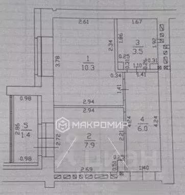 1-к кв. Татарстан, Зеленодольский район, Осиновское с/пос, с. Осиново ... - Фото 1