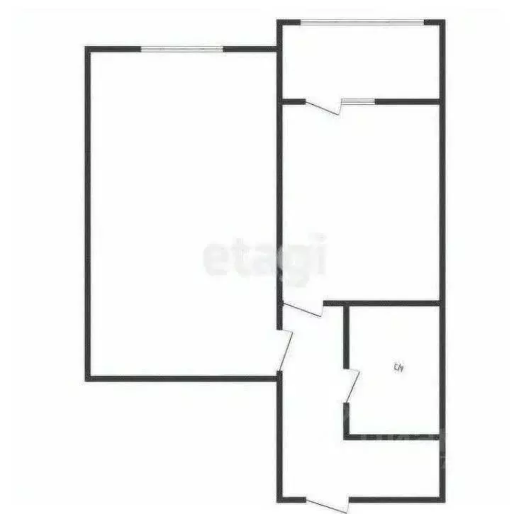 2-к кв. Курская область, Курск ул. Энгельса, 115/2 (38.8 м) - Фото 2