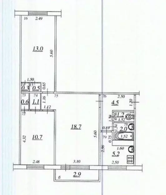 3-к кв. Самарская область, Самара просп. Карла Маркса, 296 (60.0 м) - Фото 2