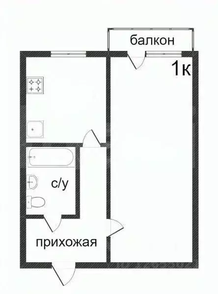 1-к кв. Костромская область, Кострома ул. Машиностроителей, 35 (37.5 ... - Фото 1