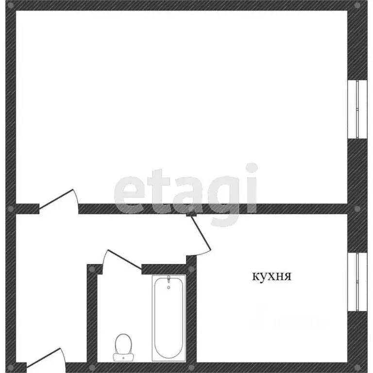 1-к кв. Ярославская область, Ярославль ул. 8 Марта, 14а (30.7 м) - Фото 2