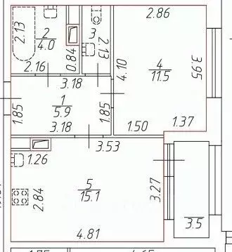 1-к кв. Санкт-Петербург Планерная ул., 99 (38.3 м) - Фото 2