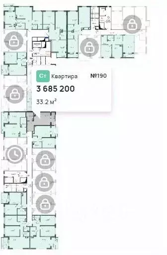 Студия Владимирская область, Владимир ул. Новгородская, 19А (33.2 м) - Фото 1