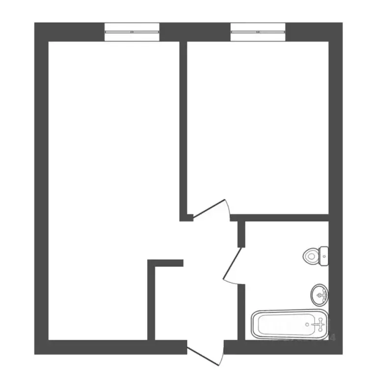1-к кв. Тюменская область, Тюменский муниципальный округ, д. Дударева ... - Фото 2