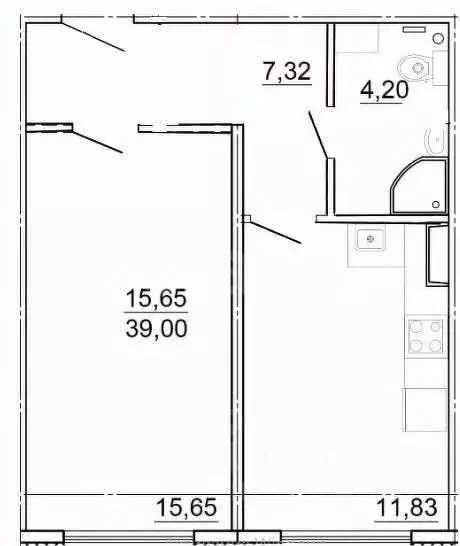 1-к кв. Тверская область, Тверь ул. Медовая, 4 (39.0 м) - Фото 1