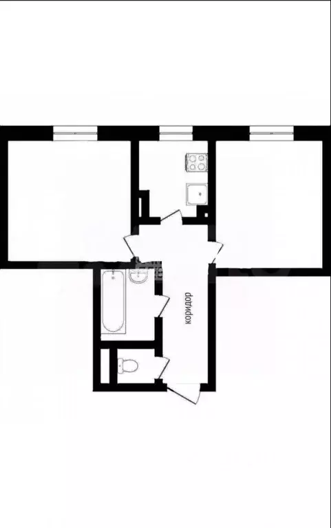 Комната Ханты-Мансийский АО, Когалым Прибалтийская ул., 9 (12.0 м) - Фото 0