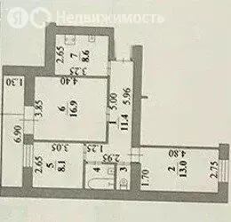 3-комнатная квартира: Липецк, площадь Победы, 3А (61.8 м) - Фото 1