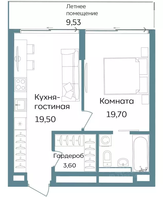 2-к кв. Крым, Саки ул. Морская (52.33 м) - Фото 1
