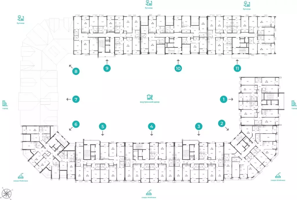1-к кв. Крым, Евпатория  (48.59 м) - Фото 2