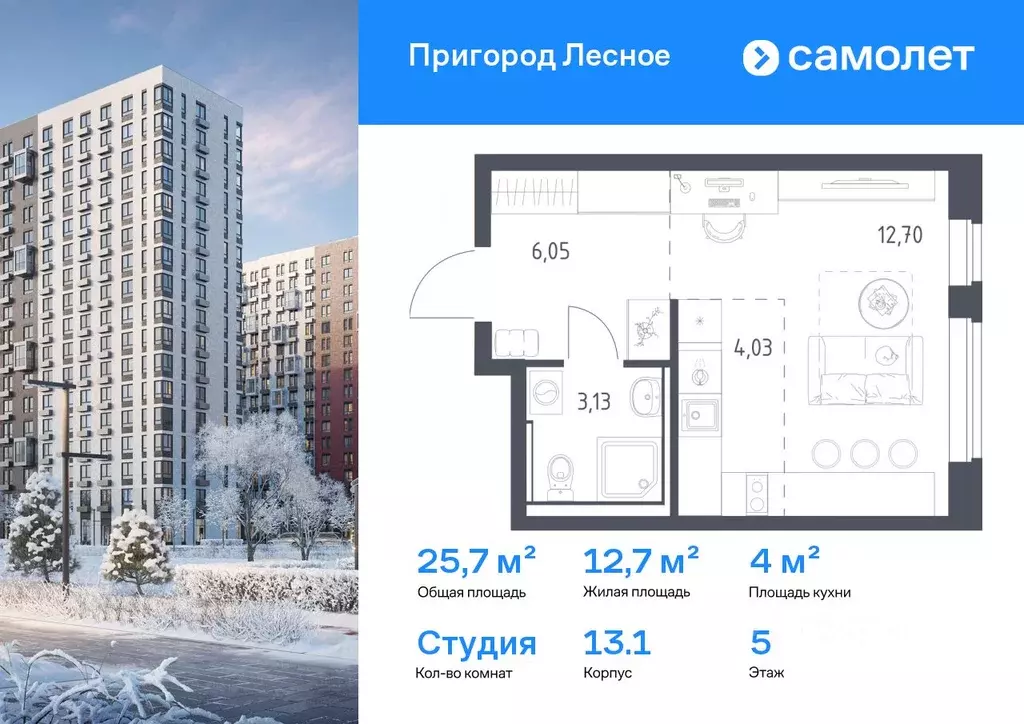 Студия Московская область, Ленинский городской округ, Мисайлово пгт ... - Фото 1