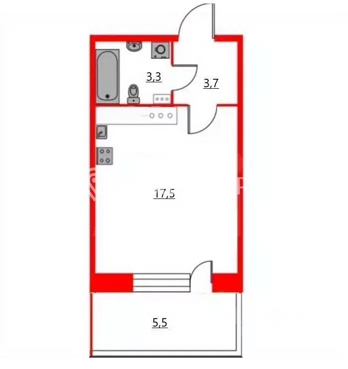 Студия Ленинградская область, Кудрово г. Всеволожский район, Заневское ... - Фото 2