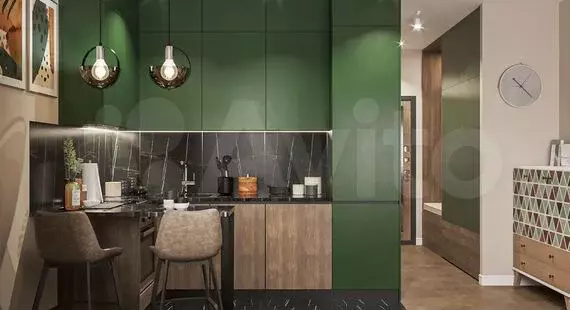 1-к. квартира, 29 м, 3/6 эт. - Фото 1