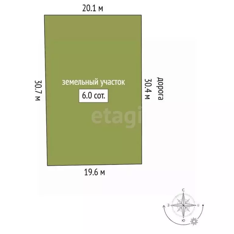 Участок в Ростовская область, Ростов-на-Дону Лазурная ул. (6.0 сот.) - Фото 2