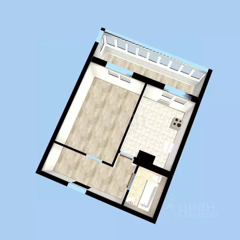 1-к кв. Башкортостан, Уфимский район, с. Михайловка Новоуфимская ул., ... - Фото 2