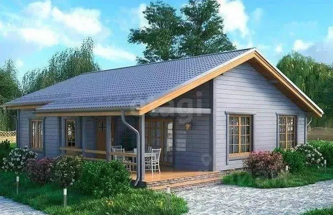 Дом в Калужская область, Перемышльский муниципальный округ, Ахлебинино ... - Фото 1