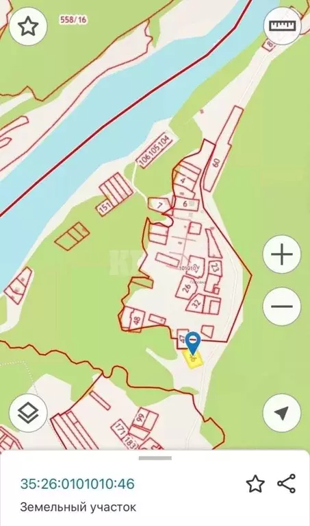 Участок в Вологодская область, Бабушкинский муниципальный округ, д. ... - Фото 1