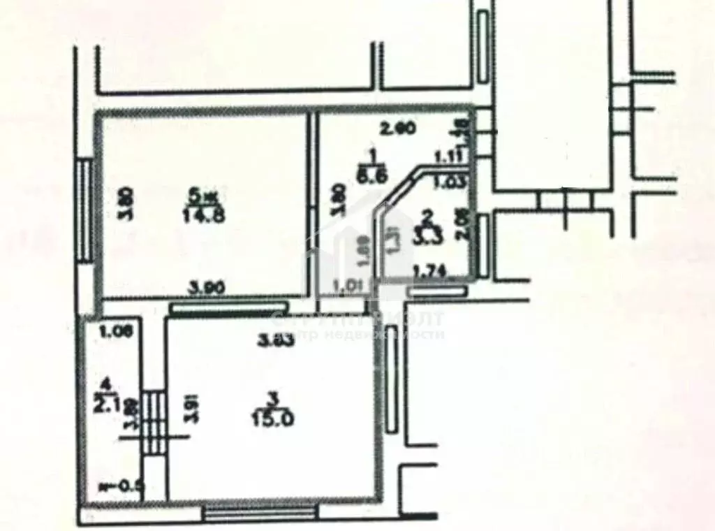 1-к кв. Калининградская область, Калининград Тихорецкая ул., 20 (39.7 ... - Фото 0