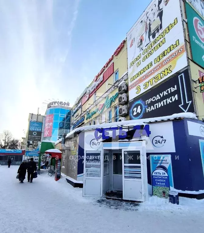 Торговая площадь в Омская область, Омск Заозерный мкр, ул. Бархатовой, ... - Фото 1