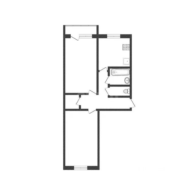 2-к кв. Белгородская область, Белгородский район, Дубовское с/пос, ... - Фото 1