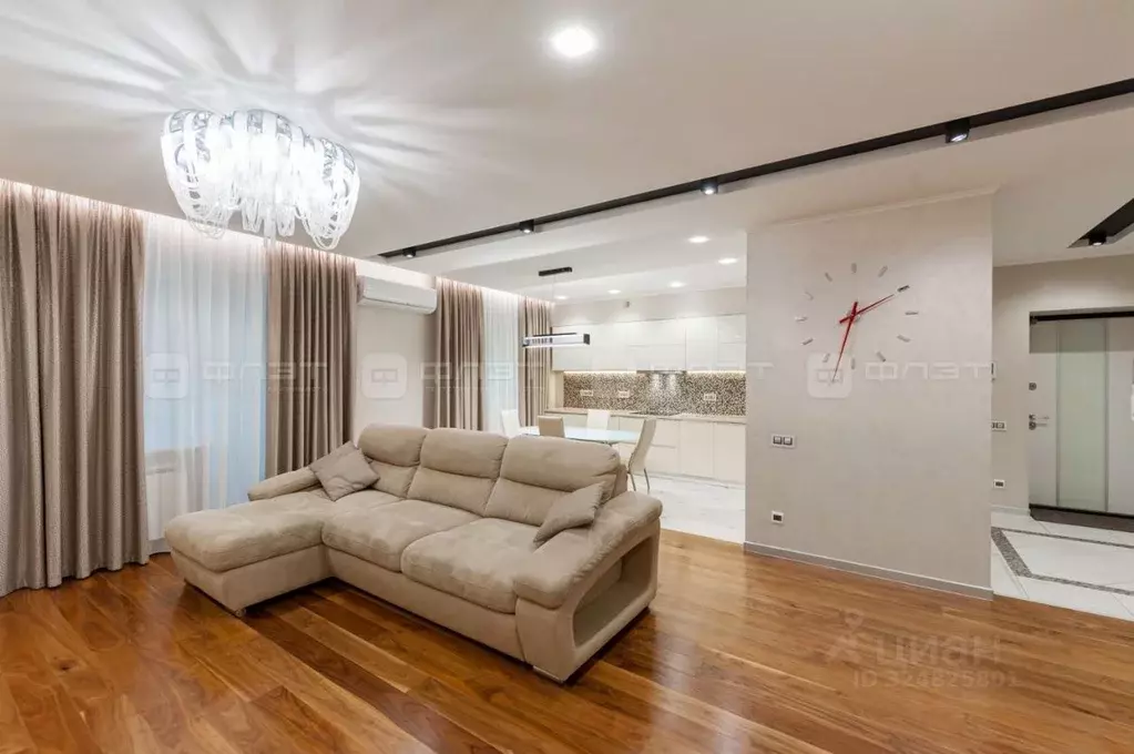 3-к кв. Татарстан, Казань ул. Натана Рахлина, 5 (95.1 м) - Фото 2