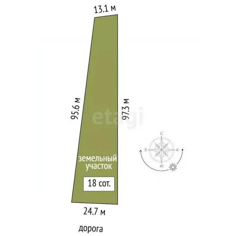 Участок в Тюменская область, Нижнетавдинский муниципальный округ, ... - Фото 2