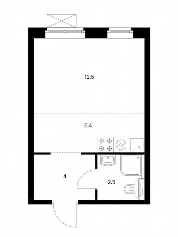 1-комнатная квартира: Москва, Перовское шоссе, 2к2 (26 м) - Фото 1