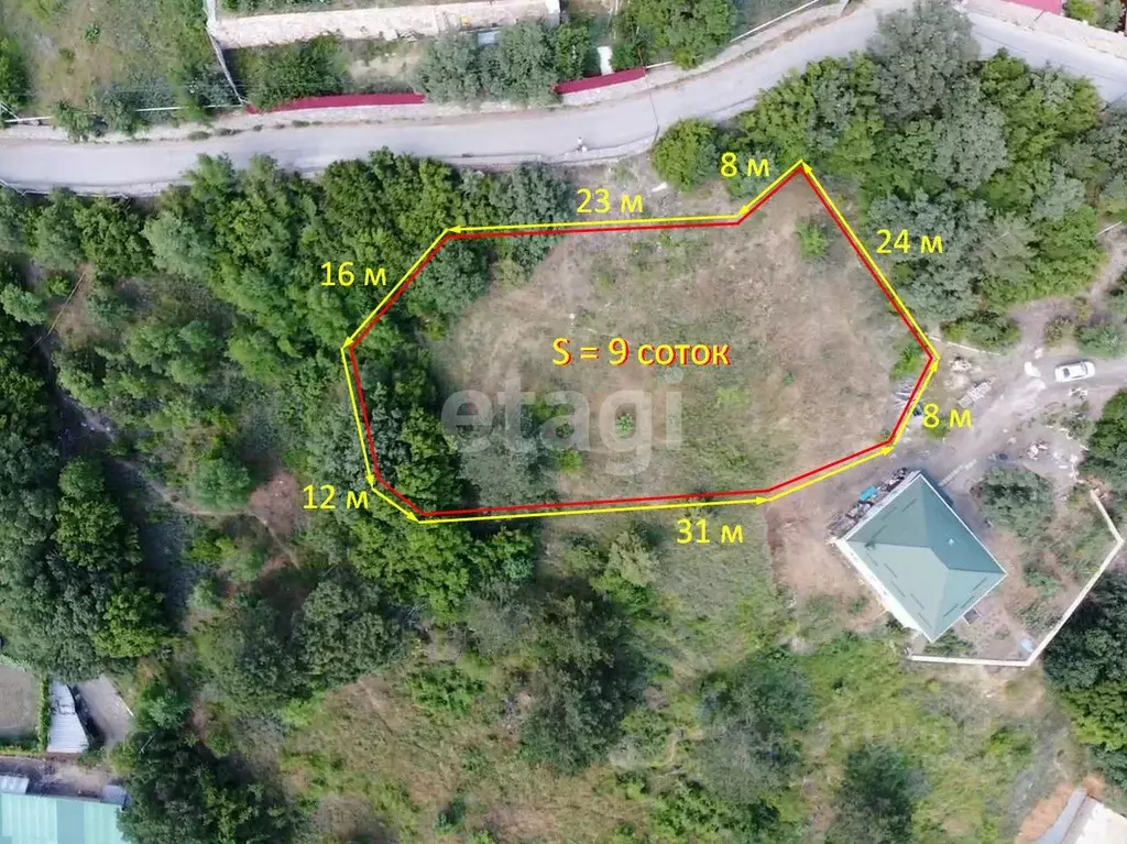 Участок в Крым, Ялта ул. Поселковая (9.0 сот.) - Фото 1